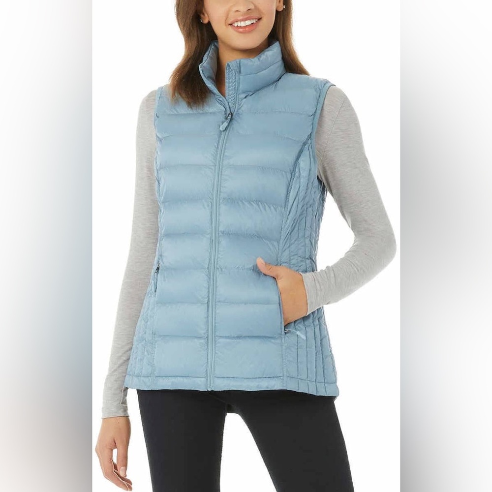 Ice Blue Winter Vest
